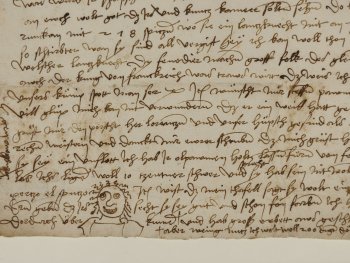 Abbildung eines handschriftlichen Briefes