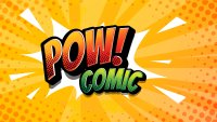 Comicschriftzug Pow! Comic