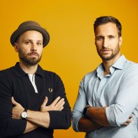 Portraitfoto mit zwei Männern