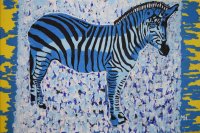 Vernissage Freudentränenbaum - Frosch - Zebra