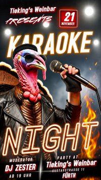 Karaoke Night 🎤 - Jeder darf, keiner muss!