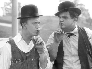 Copyright: Filmverleih Filmplakat zur Kinovorstellung LAUREL & HARDY: BEST OF SILENTS