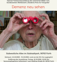 Fotokunstausstellung "Demenz neu sehen"