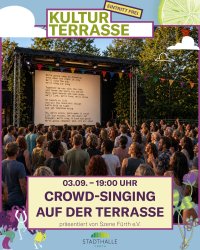 Kulturterrasse - Crowd-Singing