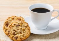 Kaffee und Kekse im Cafè