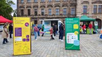 Klimamobil informiert auf dem Biotag