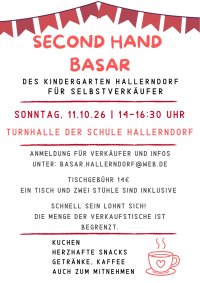 Infos über den Basar, Tag und Uhrzeit