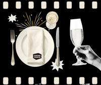 Silvester Dinner - »Black & White« - Party in der Kofferfabrik