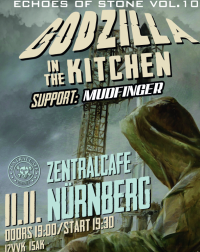 godzilla in the kitchen