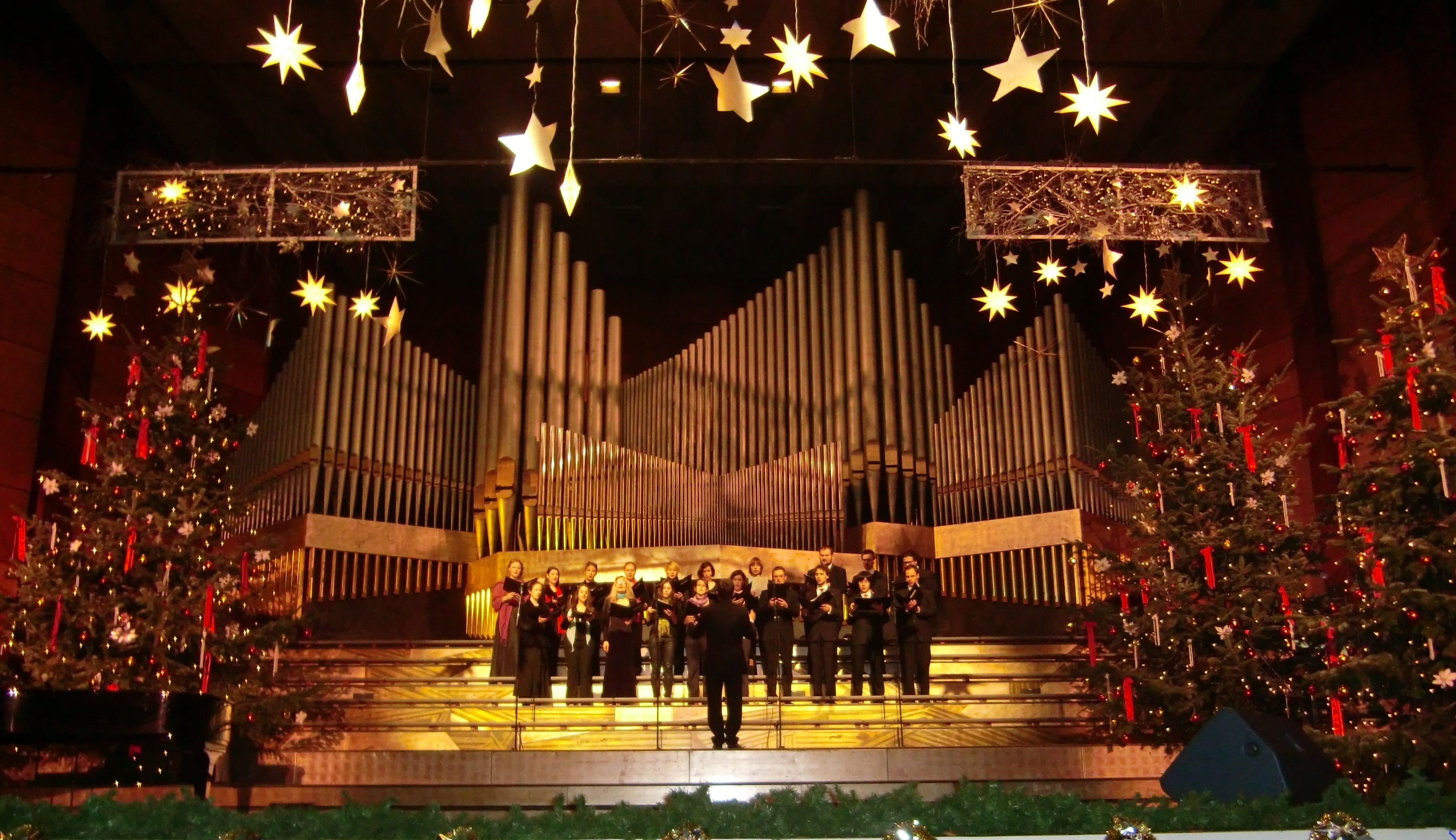 Bühne vom großen Saal in der Meistersingerhalle