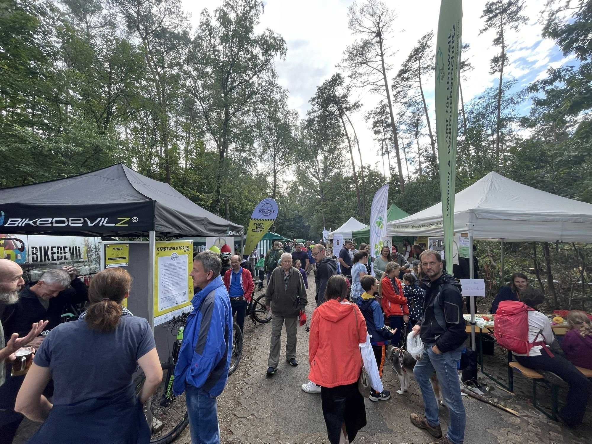 Momentaufnahme vom Stadtwaldfest 2022