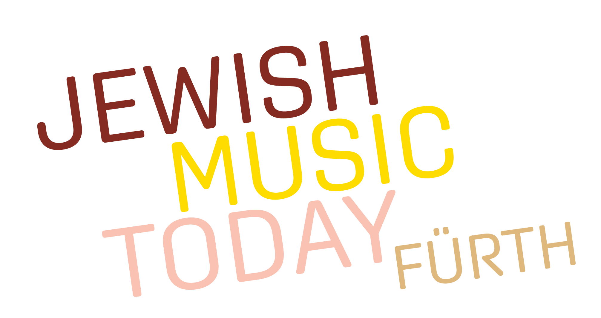Logo des Jewish Music Today Festivals, welches vom 6. bis 15. März 2026 in Fürth stattfindet.