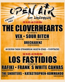 Flyer Open Air am Lindenhain Mainstage