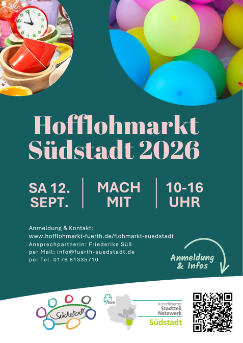 Hofflohmarkt in der Fürther Südstadt