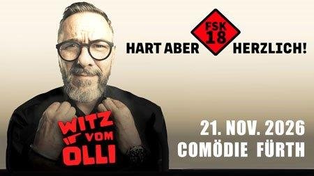 Porträt eines Mannes mit Brille und Bart vor einem hellen Hintergrund mit Text und einem roten FSK-18-Symbol